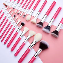 Load image into Gallery viewer, Beauty Makeup Brushes - Hot Pink - Multiple Options
