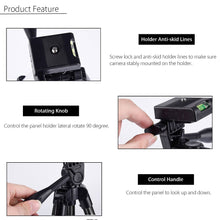 Load image into Gallery viewer, Tripod for Camera or Phone with Bluetooth remote option
