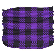 Load image into Gallery viewer, Buffalo Plaid Purple Pup Scruff
